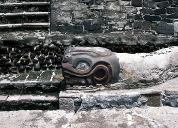 Snake on Templo Mayor, Late Post Classic period